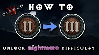Diablo 4 | How to unlock WORLD TIER 3 Difficulty