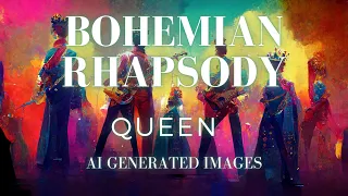 Queen - Bohemian Rhapsody, but every lyric is an AI image