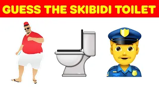 Guess The Skibidi Toilet by emoji | Skibidi Toilet  ALL Seasons