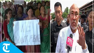 Manipur incident: Women hold protest over viral video in Imphal; CM Biren assures of justice