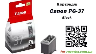 Обзор картриджа  Canon PG-37 Black