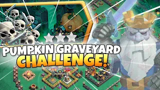 3 Star Guide for PUMPKIN GRAVEYARD CHALLENGE! Clash of Clans Halloween Update