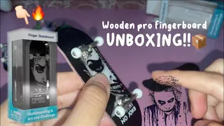 CHEAPEST professional wooden fingerboard unboxing⁉️🔥shopee MALAYSIA🇲🇾