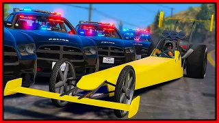 GTA 5 Roleplay - ultra fast drag racer embarrass cops | RedlineRP