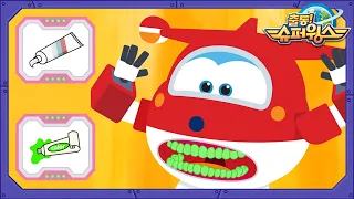 [슈퍼윙스 미니게임] 치과게임  Brush your teeth Gameplay | Superwings game | Super wings