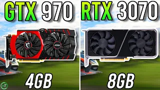 GTX 970 vs RTX 3070 - 3 Generation Upgrade, Big Difference?