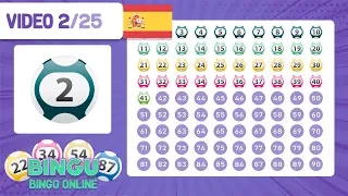 BINGO EN CASA GRATIS - PARTIDA ALEATORIA PARA JUGAR EN CASA - BINGO 90 ONLINE - VIDEO 2/25