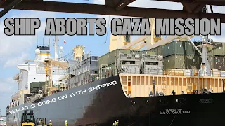 USNS 2nd Lt John P Bobo Has Engine Fire and Aborts Gaza Mission | Status of Other Ships