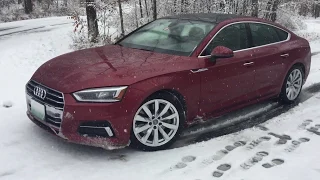 2018 Audi A5 2.0T Sportback: Quick Look & Snow Test