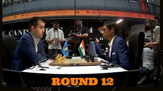 Nepomniatchtchi Ian vs. Praggnanandhaa R.●FIDE CANDIDATES 2024●RD 12 #praggnanandhaa