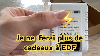 Tuto Autoconsommation j’évite la réinjection : pas de cadeaux à EDF #ecoflow #photovoltaic #sunology