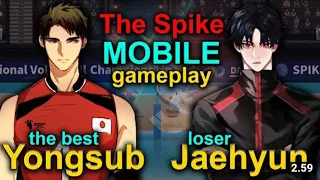 The Spike - Volleyball ! 3×3 ! Yongsub vs  Jaehyun.Full Gameplay.