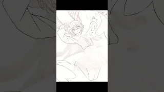 【#初音ミク】桜ミク #イラストメイキング #timelapse #イラスト