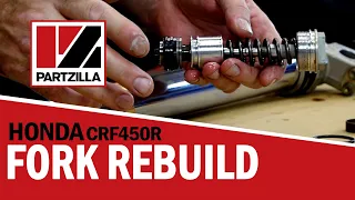 Honda CRF450 Fork Rebuild | CRF450 Fork Seal Replacement | Dirt Bike Fork Rebuild | CRF450 PT 15