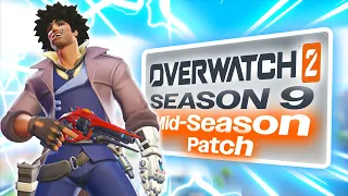 THESE PATCH NOTES ARE INSANE! | 15 Heros BUFFED | Overwatch 2 Mid-Season 9