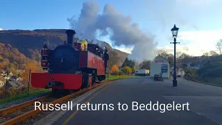 Russell returns to Beddgelert