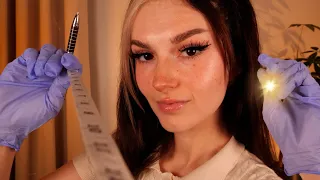 ASMR Reconstructing Your Face | Measuring, Adjusting, Pulling, Face Touching & More!