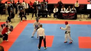 ITF World Cup Brighton 2012 - Mens Team Sparring Eliminations - Canada vs Germany (Final Round)