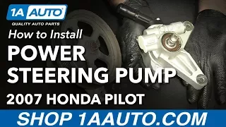 How to Replace Power Steering Pump 05-08 Honda Pilot