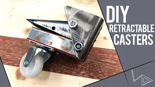 DIY Retractable Casters | Metal Work