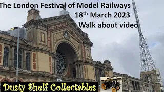 Walking the London Festival of model Railways 2023, Alexandra palace- See channel for vid of layouts