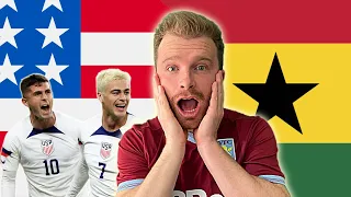 🇬🇧BRIT REACTS TO- USA vs GHANA | PULISIC, REYNA & BALOGUN all STAR FOR the USMNT