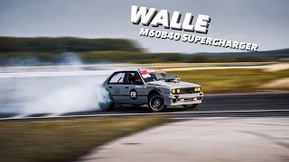 WALLE. BMW E30 M60B40 SUPERCHARGER. RDS KAZAN RING.