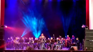 Выступление оркестра  ВВС США в Запорожье.