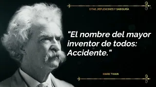 Las mejores Citas de Mark Twain ,frases sabias para reflexionar