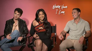 Darren Barnet, Maitreyi Ramakrishnan & Jaren Lewison Interview: Never Have I Ever | Netflix