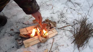 Тест ножа Не Пропаду и чай в лесу .