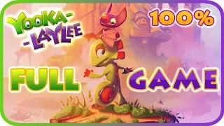 Yooka-Laylee Walkthrough 100% FULL GAME Longplay (PS4, XB1, Switch, PC)