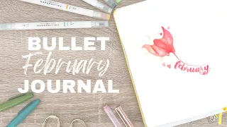 February Bullet Journal | A5 Archer & Olive Journal