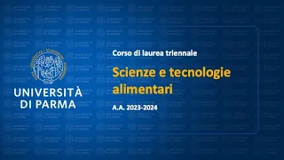 Scienze e tecnologie alimentari A.A. 2023/24