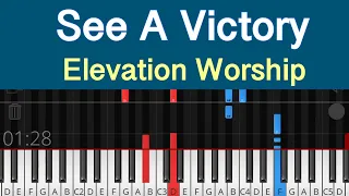 See A Victory - Elevation Worship Piano Tutorial Instrumental Cover