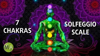 7 Chakras Meditation with Isochronic Tones + Full Solfeggio Scale