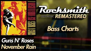 Guns N' Roses - November Rain | Rocksmith® 2014 Edition | Bass Chart