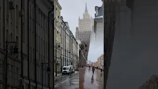 Дождливый Арбат и его переулки☔ #shorts