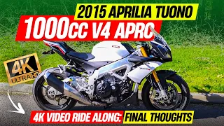 2015 Aprilia Tuono V4 APRC - A Final Review And Thoughts On What It's Like To Live With This Bike