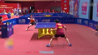 WTT 2021 full speed Wang Chuqin VS Lin Yunju Top Performance/ Anis Santosa Official