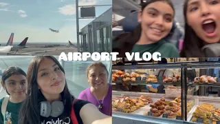 TRAVEL VLOG flying to italy!! ✈️ airport vlog