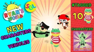 NEW! (Ghost) Pirate Ryan & Ships: TAG WITH RYAN Characters + Vehicles | Ryan ToysReview Game App