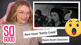 New Zealand Girl Reacts to Bent Knee "Battle Creek" - Spare Room Sessions