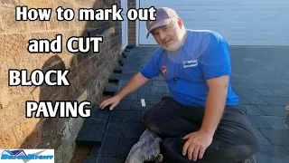 How to cut a block paved drive in