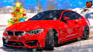 ВЫПАЛА БМВ М4 ИЗ КЕЙСА ДЛЯ ДРИФТА ПО СНЕГУ! ЗИМНИЙ ДРИФТ НА BMW! - BLACK RUSSIA (CRMP MOBILE) 🌊ВОТЕР