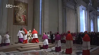 #Jubile2025 Remise et lecture de la Bulle d'indiction et vêpres avec le Pape - Ascension 2024