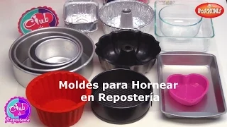 Moldes para Hornear en Reposteria - Tipos de Moldes para Tortas o Pasteles│Club de Reposteria