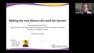 Webinar: Changes to the Divorce Act: Implications for Supporting Survivors of Domestic Violence
