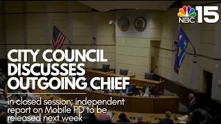 Mobile City Council discusses outgoing police chief in closed session - NBC 15 WPMI