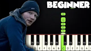 Shape Of You - Ed Sheeran | BEGINNER PIANO TUTORIAL + SHEET MUSIC by Betacustic